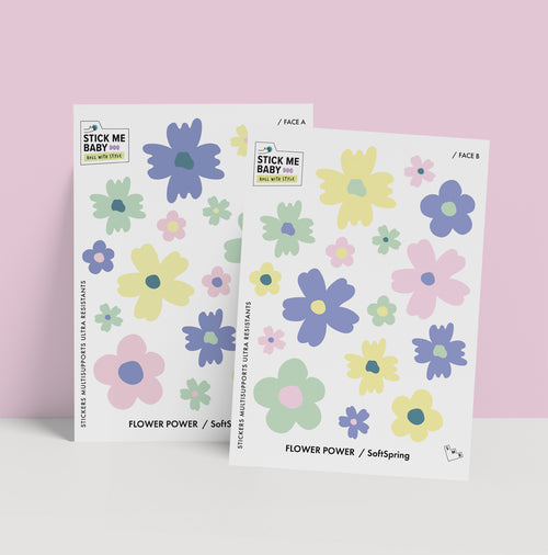 Klebe mich Baby Stickerbogen: Sanfter Frühling