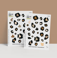 Klebe mich Baby Stickerbogen: Savana Natural