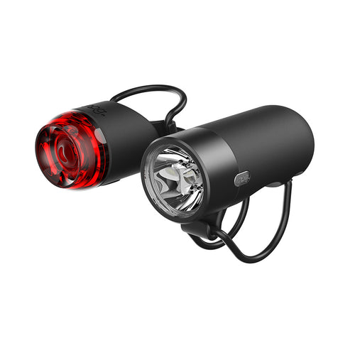 Paar LED-Fahrradlichter vorne und hinten – Knog-Stecker