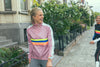 Veste Running Réfléchissante Coupe-Vent GoFluo Sunrise Lifestyle Femme Mannequin 1