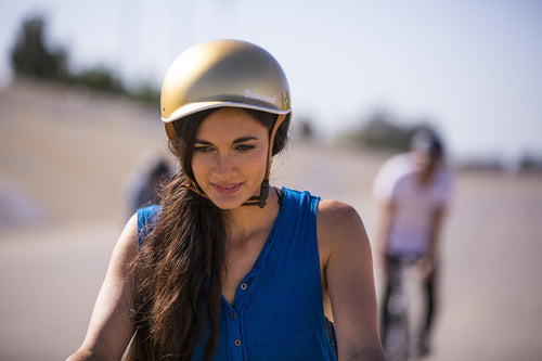 Casque vélo Kask avec visière anti-UV pour rouler par forte chaleur en été