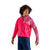 Anorak de pluie court Urban Circus Solace Framboise motif guépard photo 1