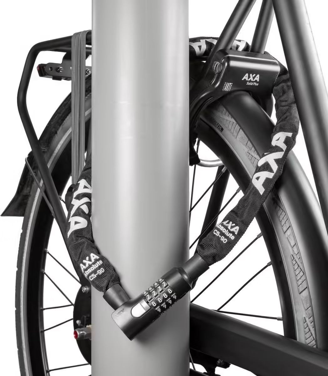 axa fahrradschloss defender AXA Absolute 5-90 Kettenschloss – Security 7/15, 90 cm x 5 mm