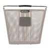Panier avant vélo Basil Bilbao – nude metallic plaque KF – le panier vu de trois quarts