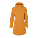 Veste de pluie vélo Basil Mosse Parka femme – Ocre S – la parka de pluie Basil Mosse femme coloris ocre, de face