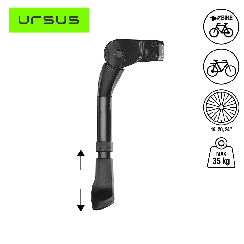 Béquille latérale Ursus King Mini Rear 16-24"