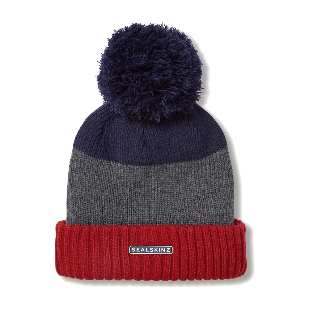 bonnet-pompon-impermeable-sealskinz-flitcham-orange-grey-navy-1