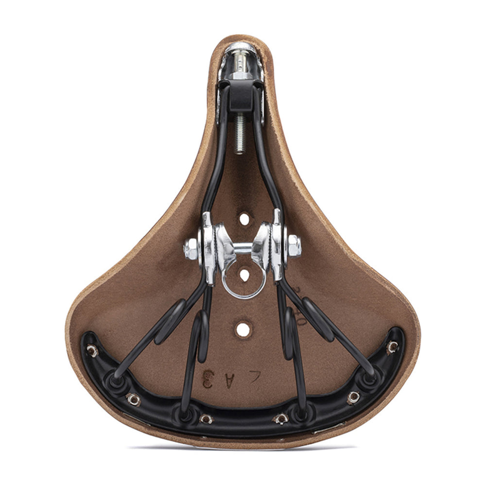 Selle vélo cuir Brooks - B72 - Brun antique - vue 3