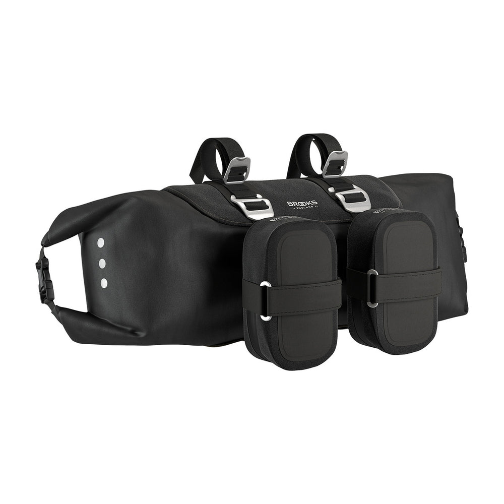 Sacoche de guidon vélo Brooks - Scape HandleBar Roll 10-12 L - Noir - vue 6