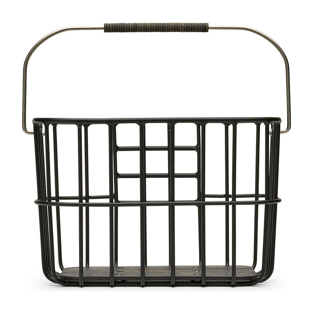 Panier avant vélo Brooks - Hoxton Wire Basket 25 L - Noir - vue 1