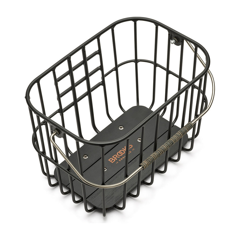 Panier avant vélo Brooks - Hoxton Wire Basket 25 L - Noir - vue 3