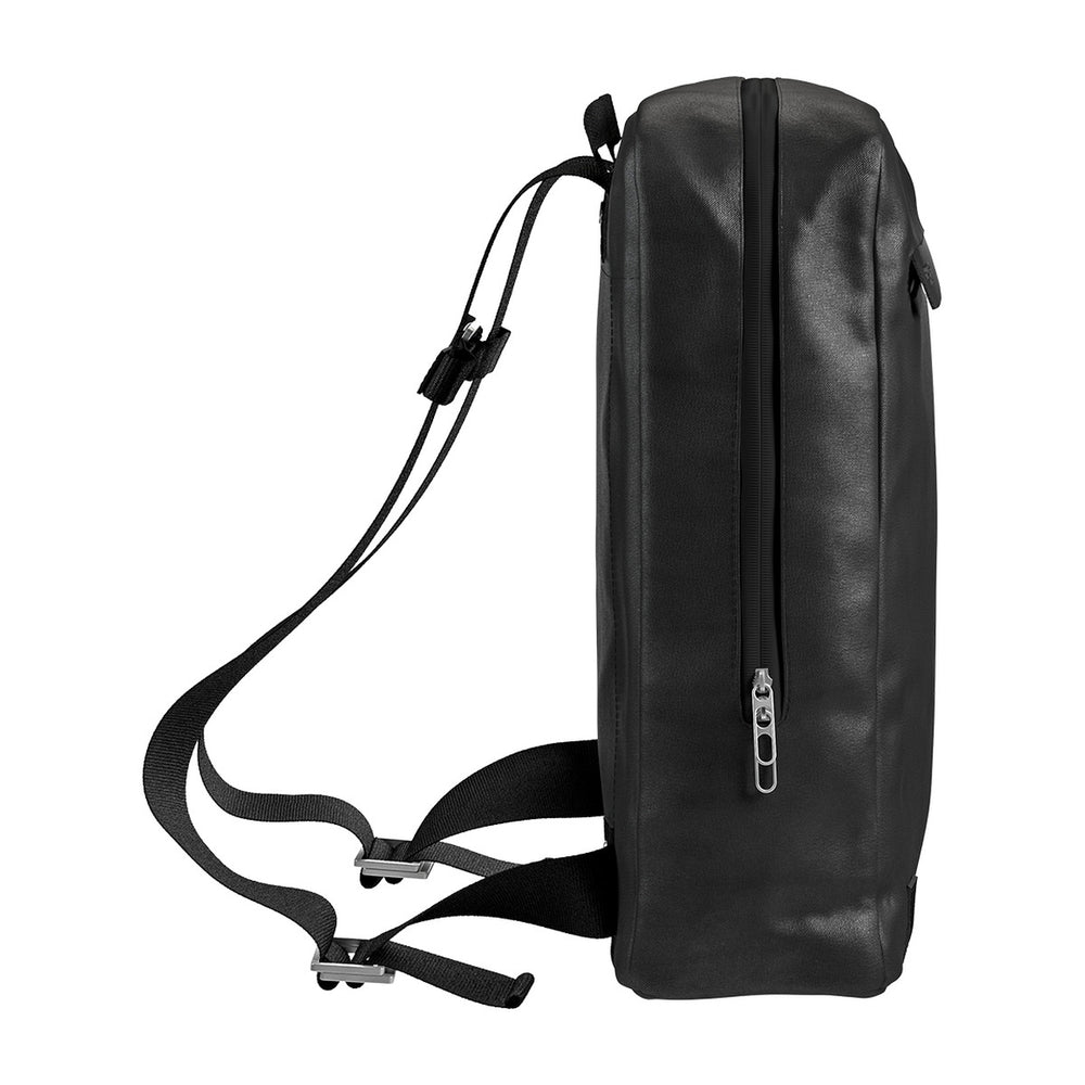 Sac à dos vélo toile et cuir Brooks - Pickzip 20 L - Noir - vue 4