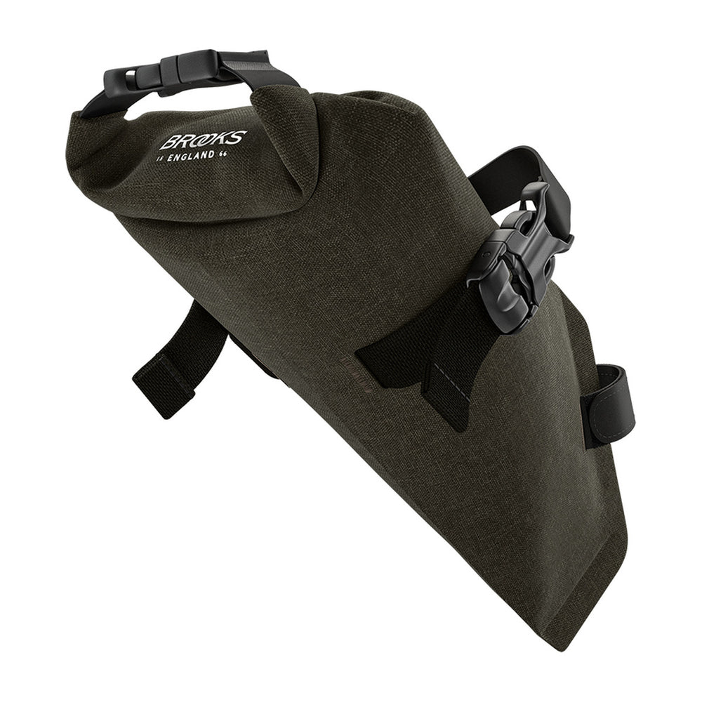Sacoche de selle vélo Brooks - Scape Saddle Roll Bag 1 L - Vert kaki - vue 1