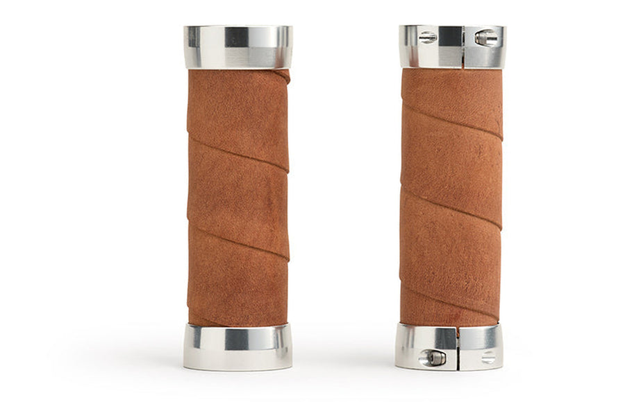 Poignées de guidon cuir vélo Brooks - Slender Leather Grips
