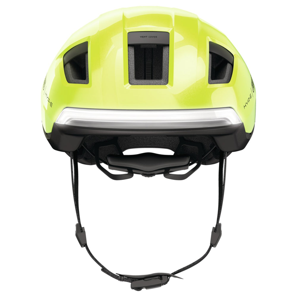 Casque vélo Abus HYP-E coloris Signal Yellow - vue face