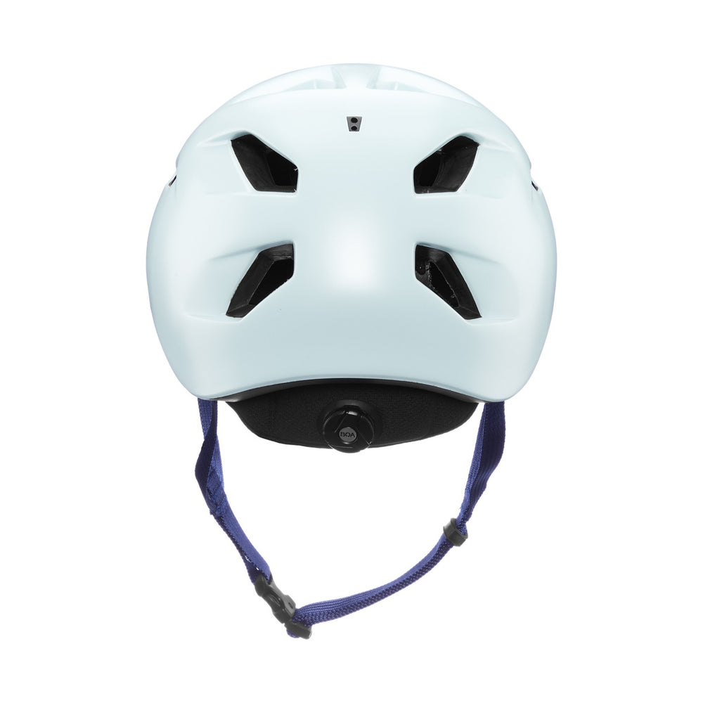 Casque velo Bern Allston Satin Seaglass blanc bleuté de profil
