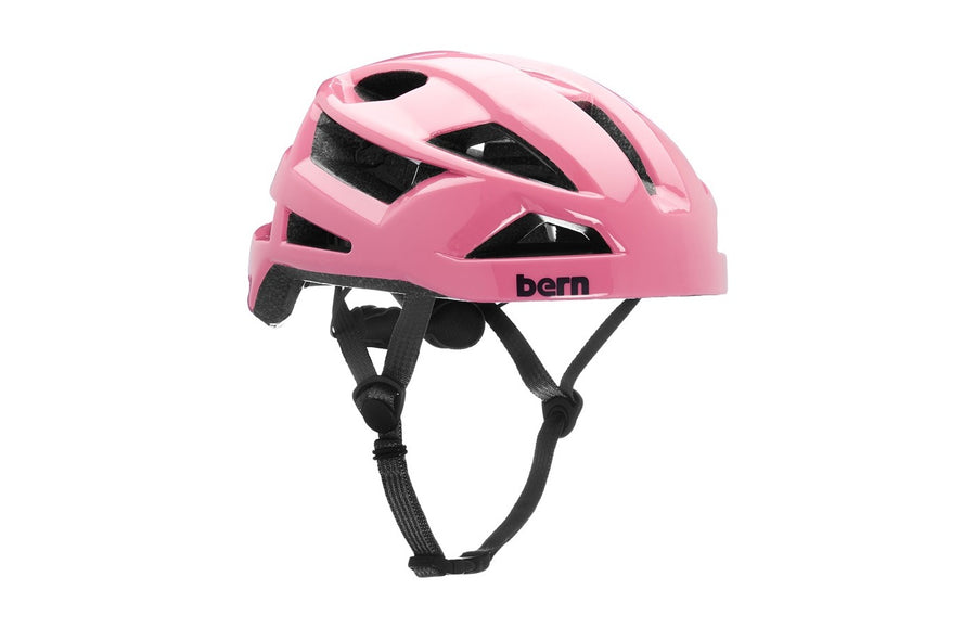 Casque velo Bern FL-1 Libre rose satine