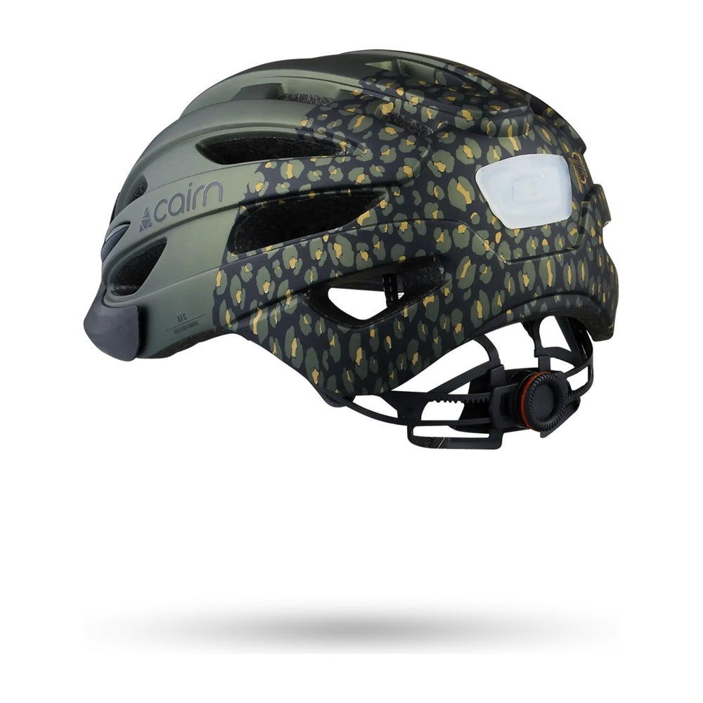 Casque vélo Cairn Fusion Mat Metallic Olive vue 2