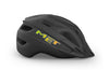 Casque vélo enfant MET - Crackerjack Mips coloris Noir Mat vue -side