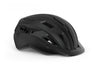 Casque vélo MET - Allroad coloris Noir Mat vue front