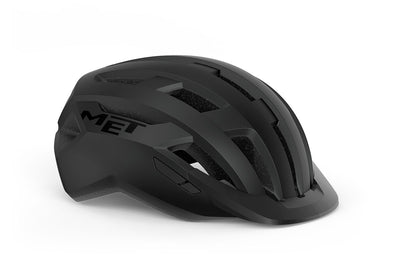 Casque vélo MET - Allroad coloris Noir Mat vue front