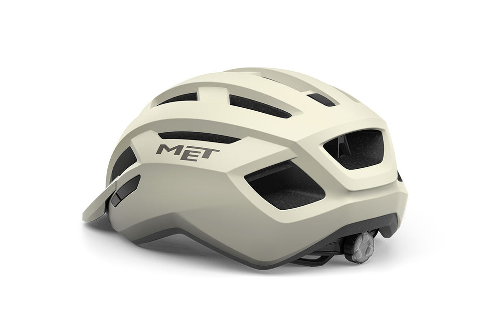 Casque vélo MET - Allroad coloris Off White Mat vue -back