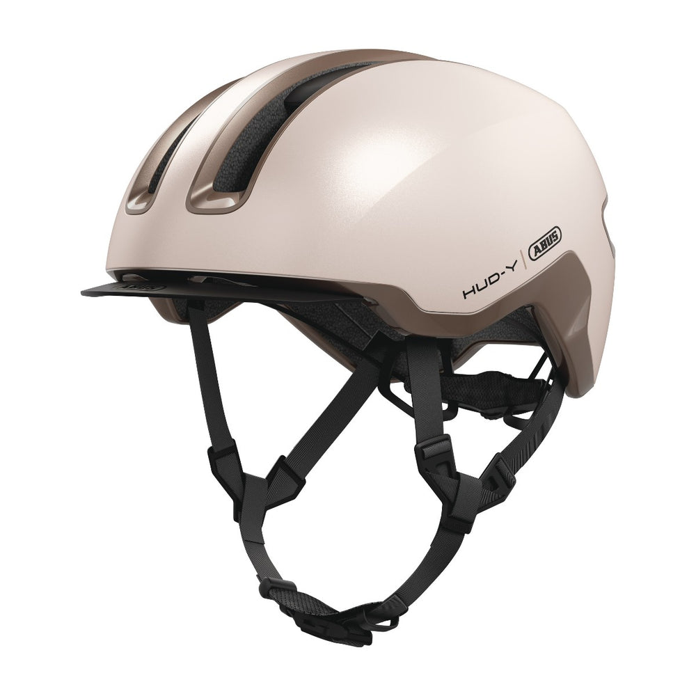 Casque vélo urbain Abus HUD-Y Champagne Gold