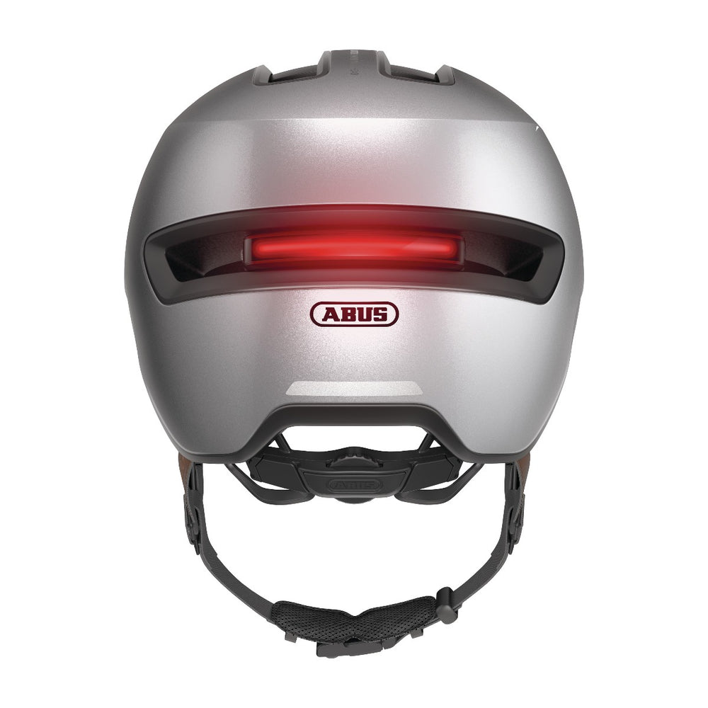 Casque vélo urbain Abus HUD-Y Gleam Silver
