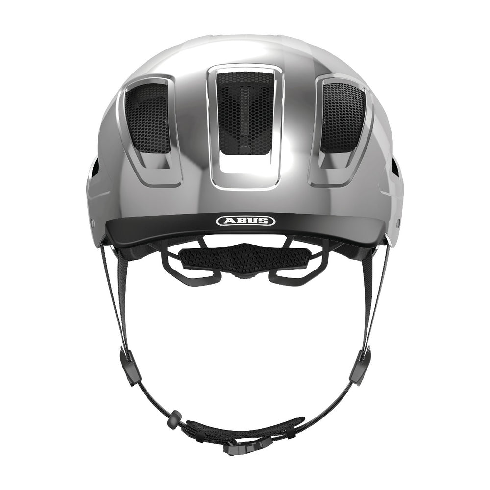 Casque vélo urbain Abus Hyban 2.0 Chrome Silver