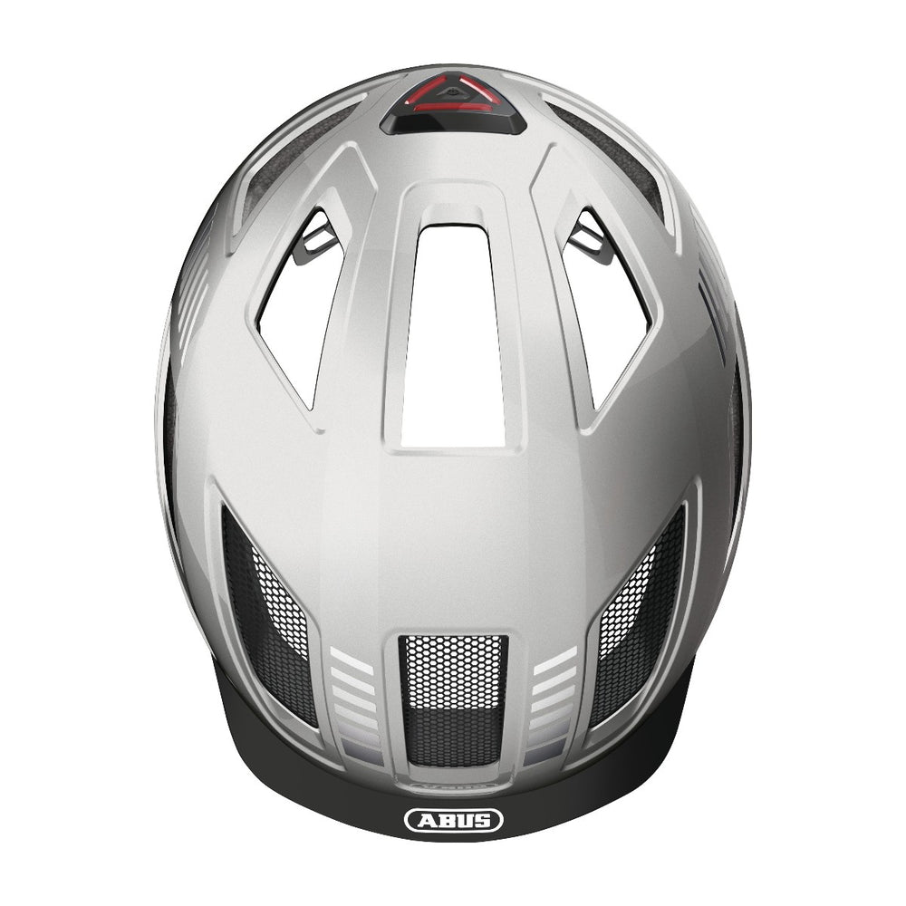 Casque vélo urbain Abus Hyban 2.0 Signal Silver