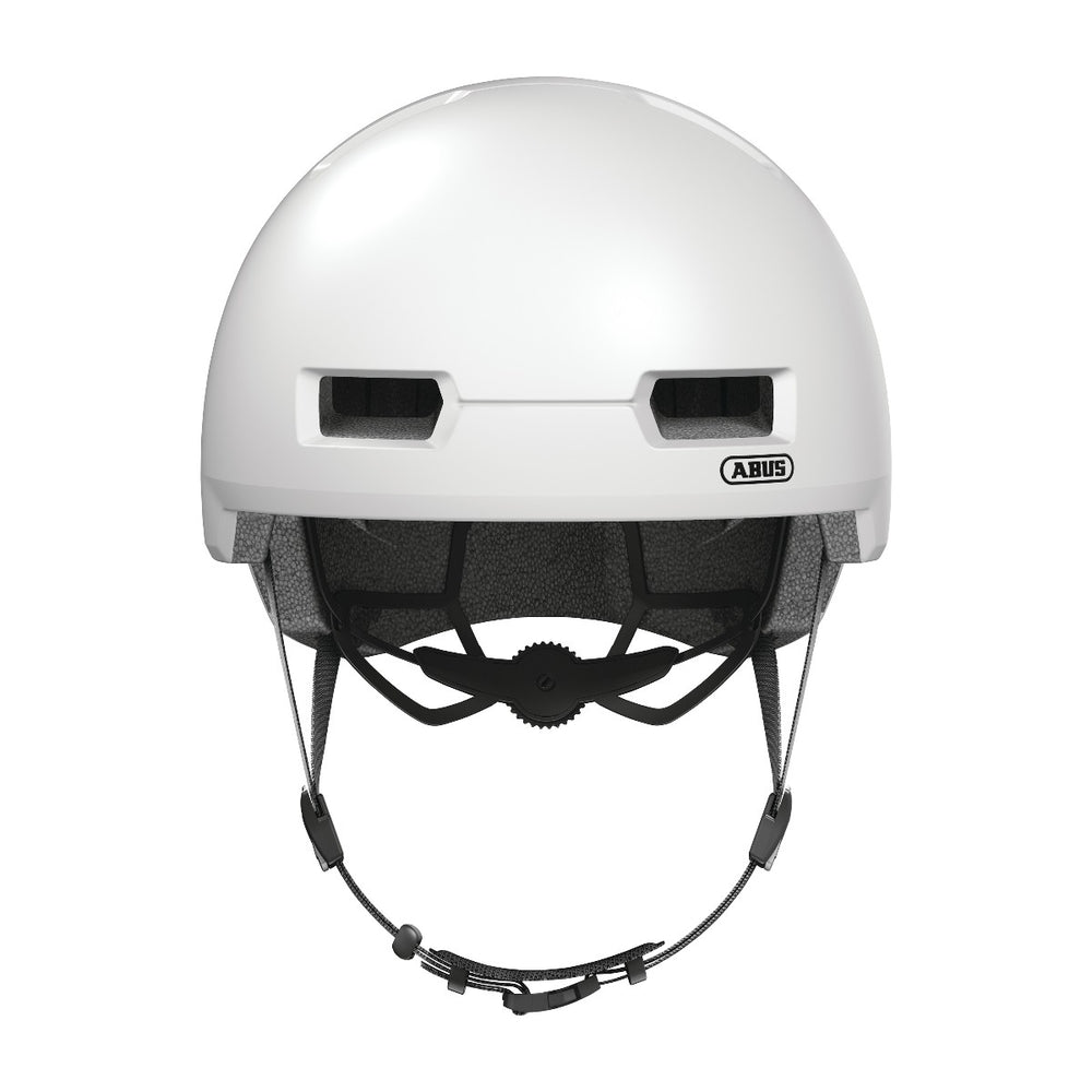 Casque vélo urbain Abus Skurb Pearl White