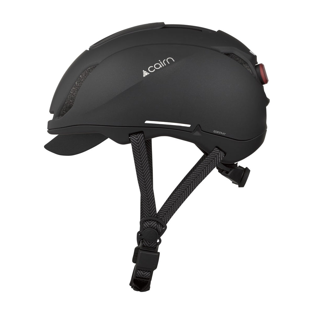 Casque vélo urbain Cairn Graphit Pro Mat Metallic Black vue 2