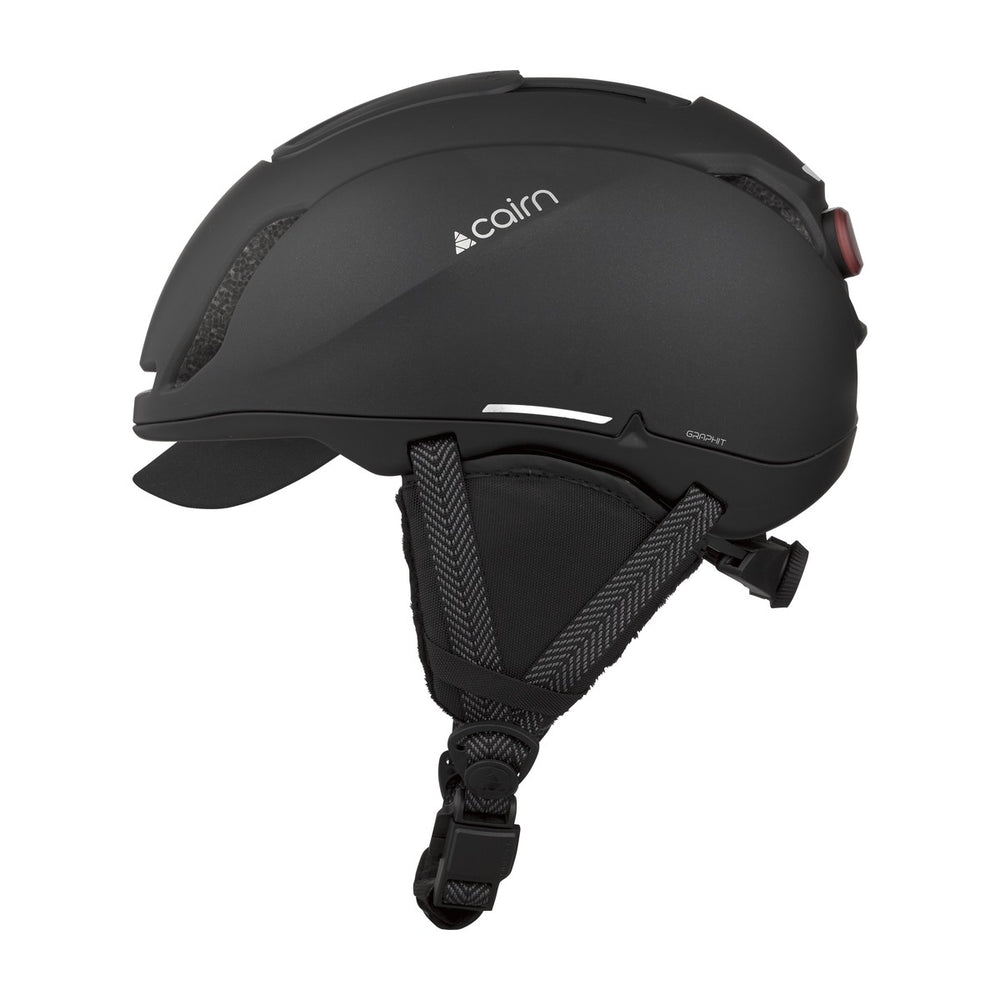 Casque vélo urbain Cairn Graphit Pro Mat Metallic Black vue 6