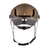 Casque vélo urbain Cairn Graphit Visor Pro Mat Metallic Chocolate vue 3