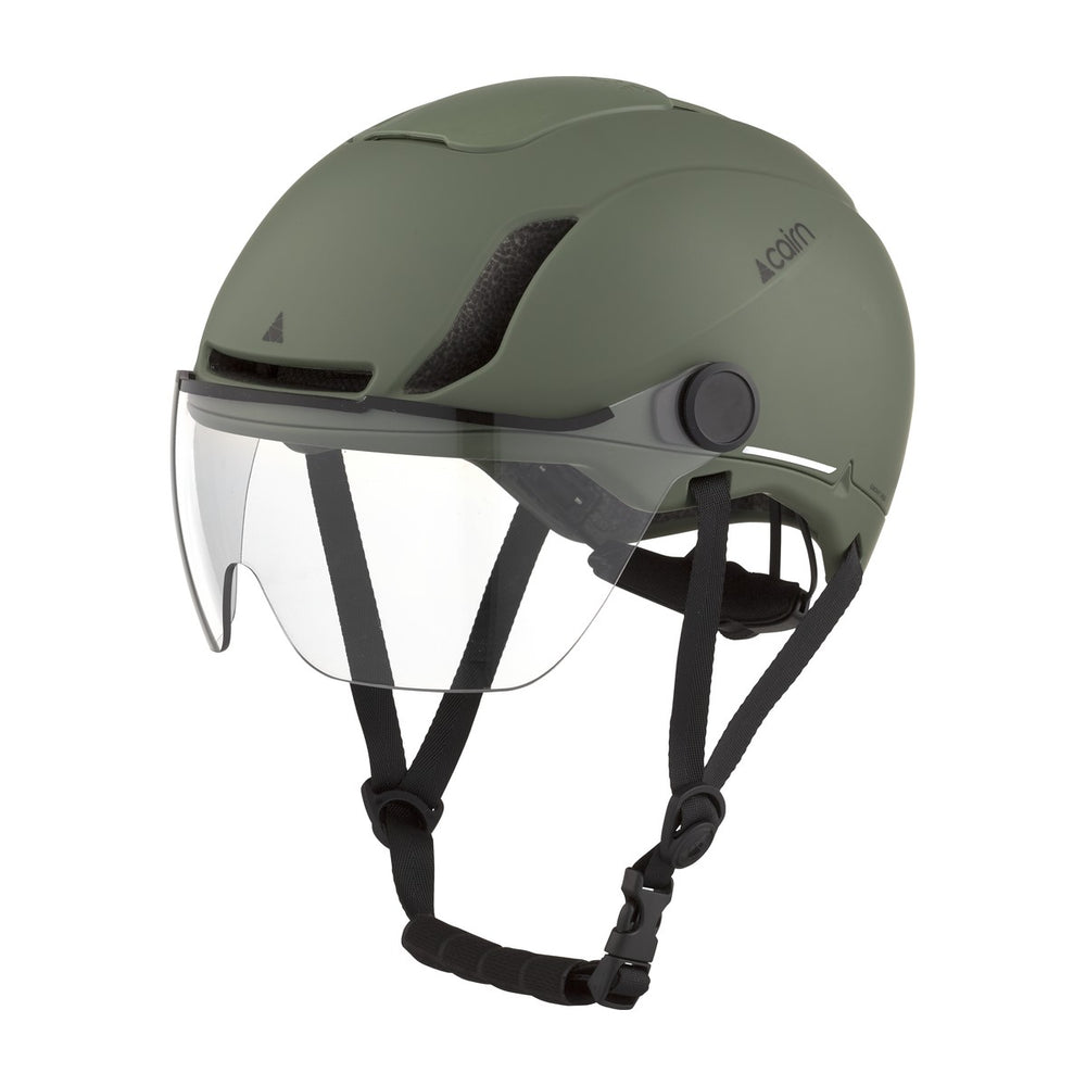 Casque vélo urbain Cairn Graphit Visor Pure Mat Lichen