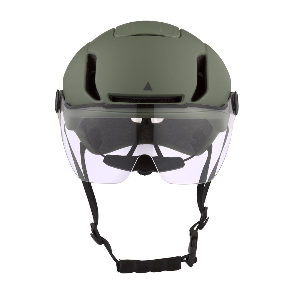 Casque vélo urbain Cairn Graphit Visor Pure Mat Lichen vue 3