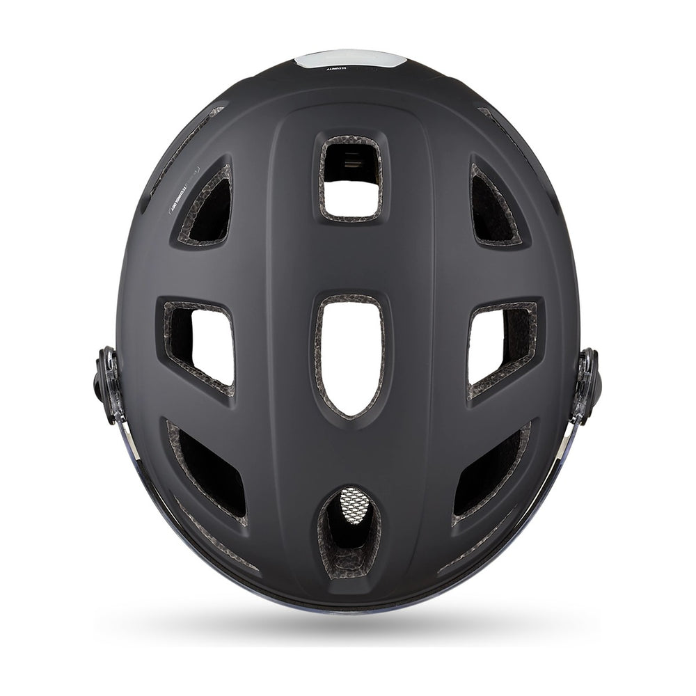 Casque vélo urbain Cairn Quartz Visor Mat Black vue 3