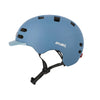 Casque vélo urbain Optimiz O374 à éclairage avant et arrière - Bleu Mat