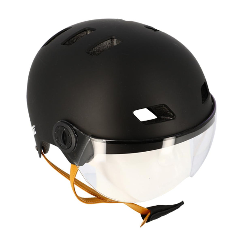 Casque vélo urbain Optimiz O382 à visière - Noir Mat