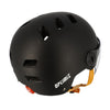 Casque vélo urbain Optimiz O382 à visière - Noir Mat