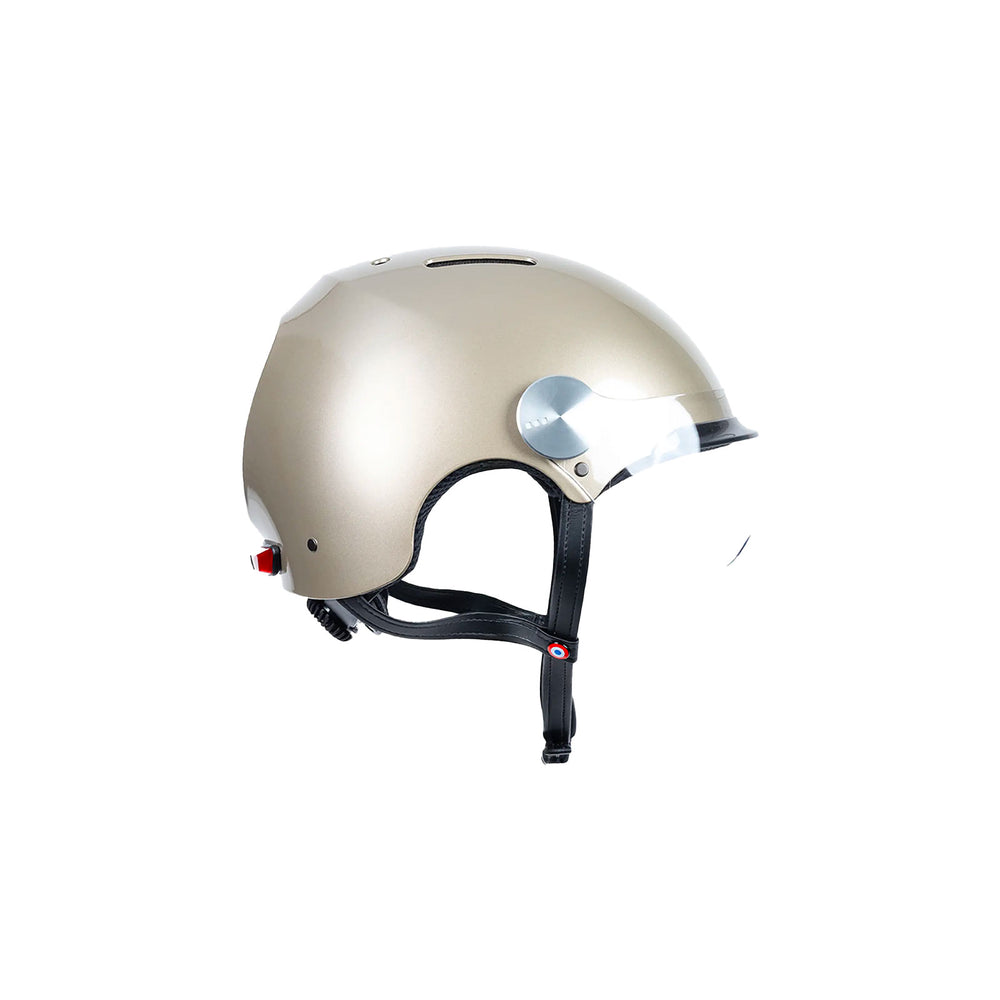 fahrradhelm damen bronze DURGITEN® Urban-Fahrradhelm mit LED-Bildschirm – Made in France, Sicherheit und Komfort