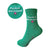 Chaussettes vélo Suzon & Suzette - Colette – Éblouissante · 36-41 – la chaussette et le détail de son motif