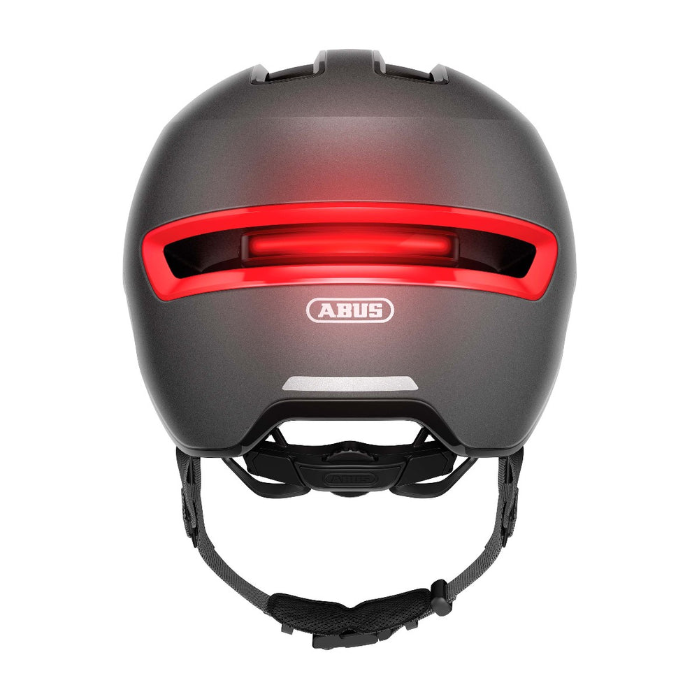 Feu arrière LED Abus monté à l'arrière d'un casque HUD-Y