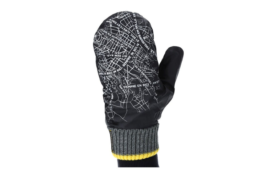 Gants de vélo tricotés à moufle - Tucano Urbano Spider - détail 1