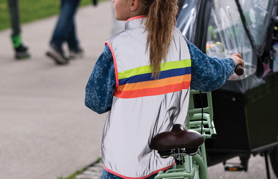 Gilet réfléchissant enfant Gofluo Newyork Kids - détail 2