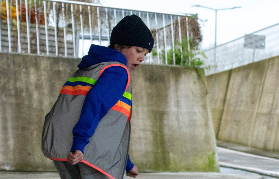 Gilet réfléchissant enfant Gofluo Newyork Kids - détail 3