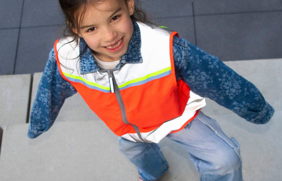 Gilet réfléchissant enfant Gofluo - Yade Kids - détail 1