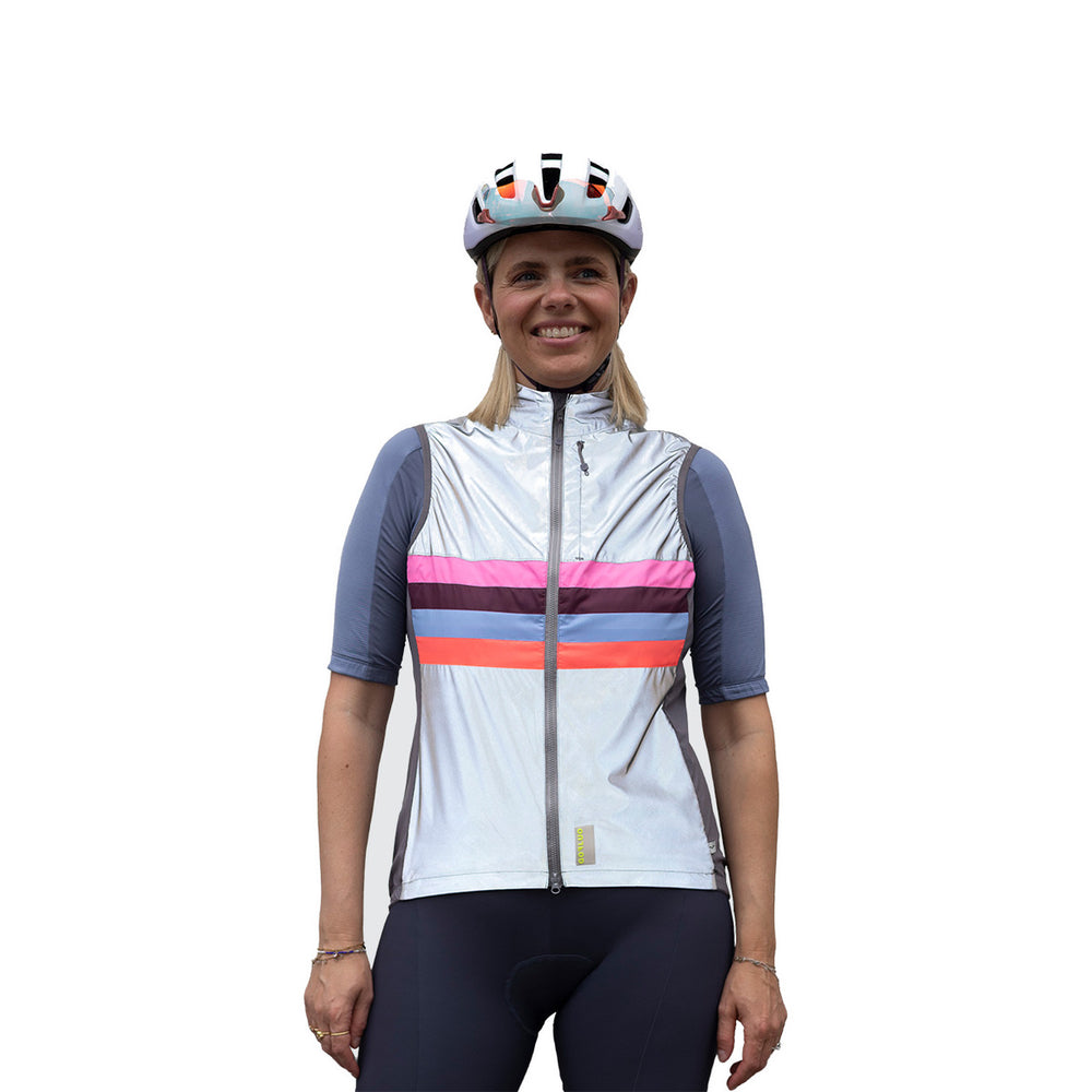 Gilet vélo réfléchissant femme Gofluo Bodyglower Yvonne