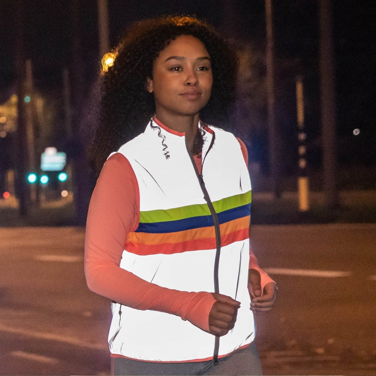 Gilet vélo réfléchissant femme Gofluo - Bodyglower Manhattan