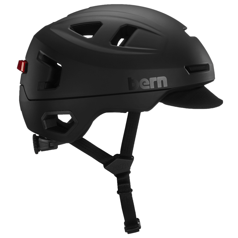 Casque velo Bern Hudson MIPS Matte Black noir mat de profil